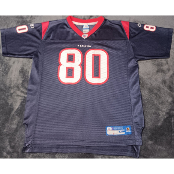 Vintage Houston Texans Andre Johnson Youth XL 18-20 NFL Football Jersey Reebok - Picture 7 of 7